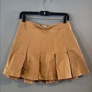 NWT J. Crew Pleated chino mini skirt Size 2
